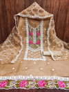 Ds Designer Suit Organza Silk Non Catalog Dress Material Suppliers In India
